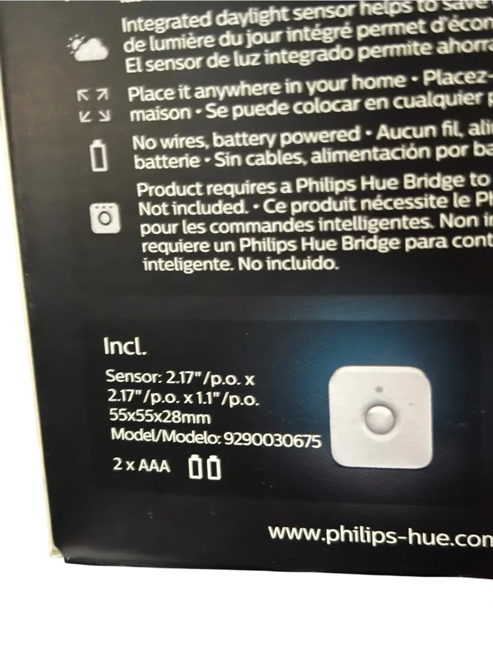 Philips White Motion Sensor Accessory - Picture 2 of 3